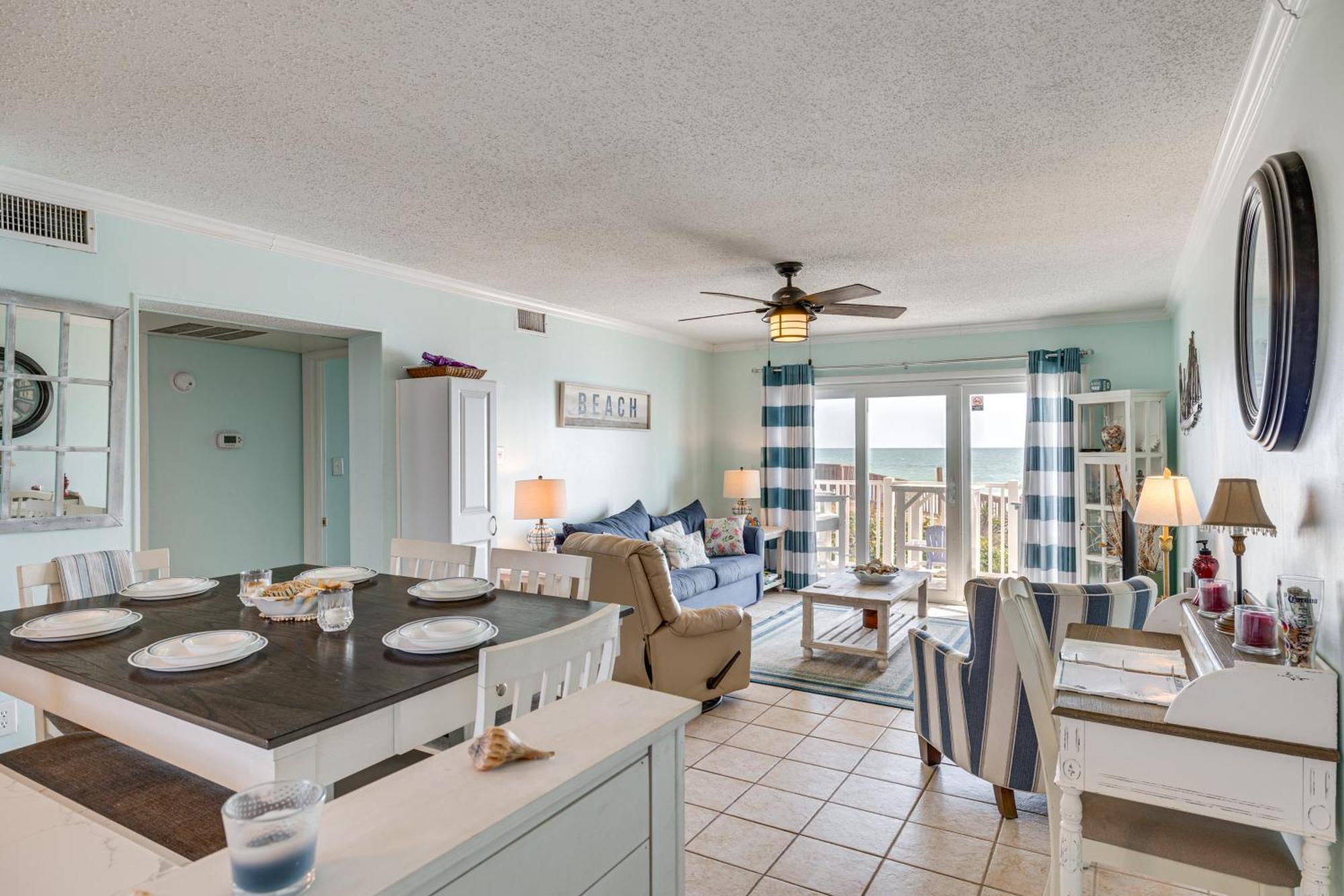 Steps To The Beach Oceanfront Condo With Lanai! Норт Топсейл Бийч Екстериор снимка