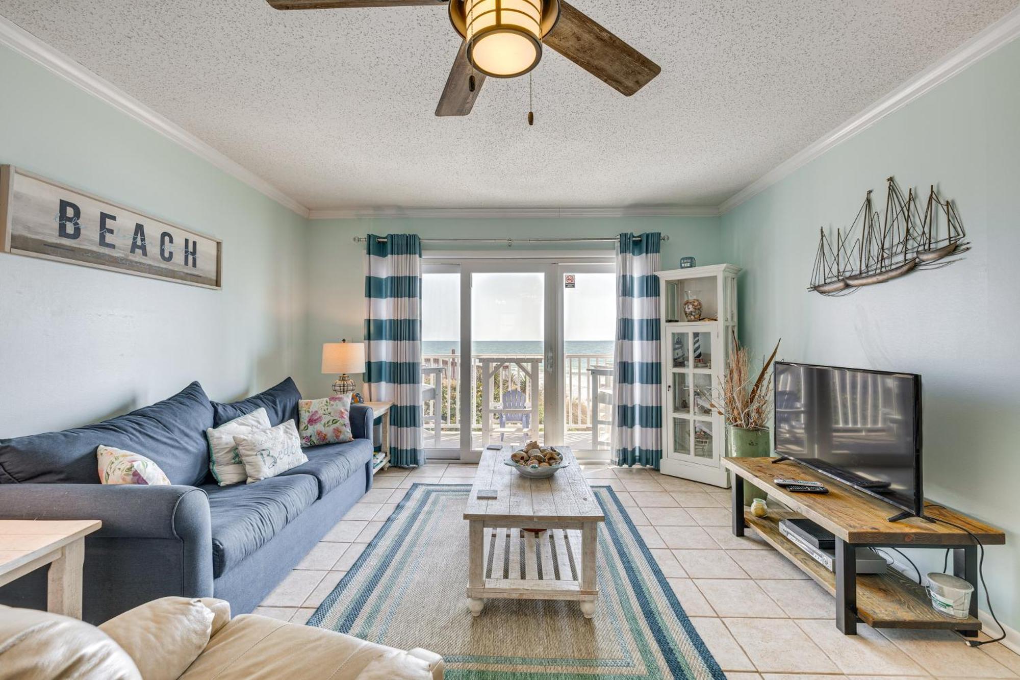Steps To The Beach Oceanfront Condo With Lanai! Норт Топсейл Бийч Екстериор снимка