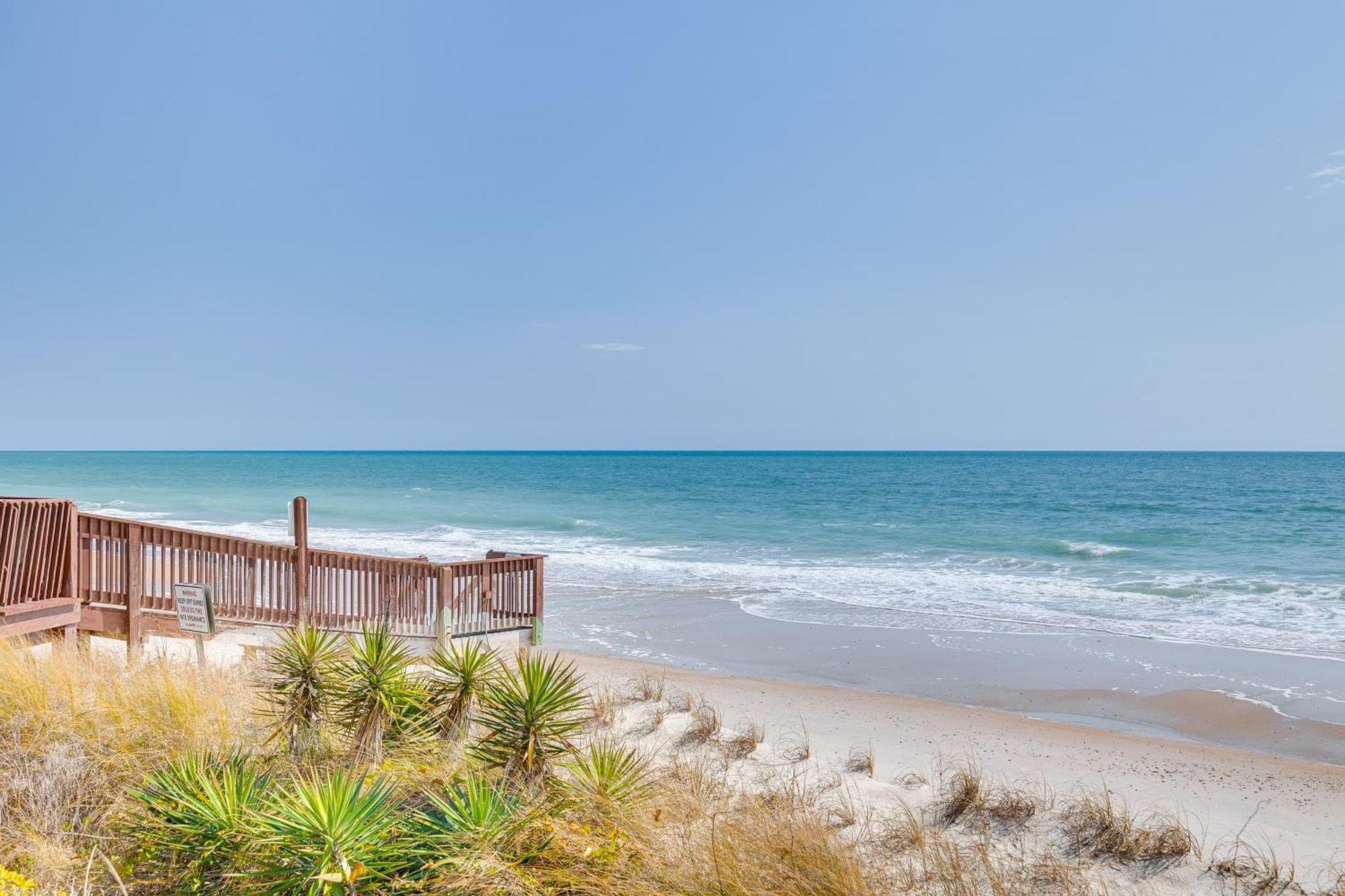 Steps To The Beach Oceanfront Condo With Lanai! Норт Топсейл Бийч Екстериор снимка