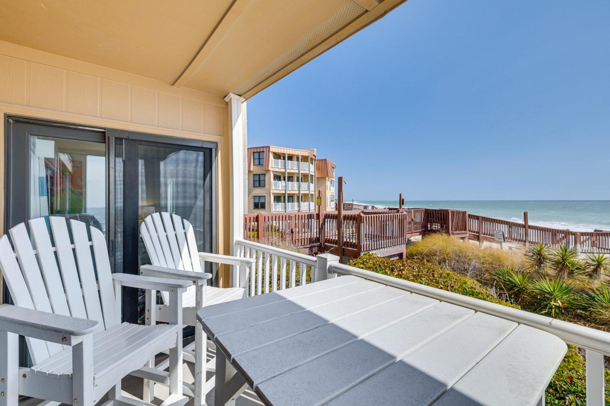 Steps To The Beach Oceanfront Condo With Lanai! Норт Топсейл Бийч Екстериор снимка