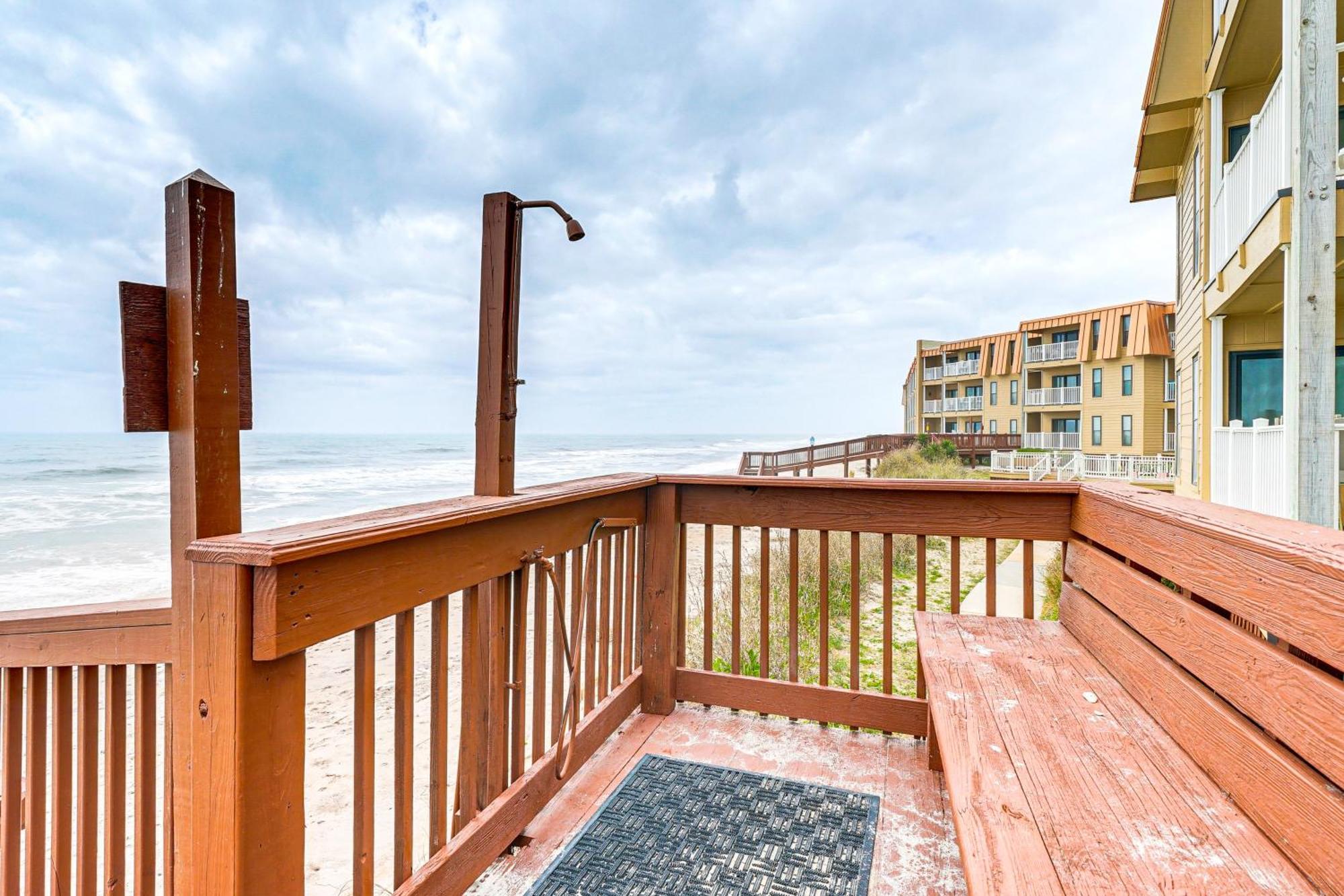 Steps To The Beach Oceanfront Condo With Lanai! Норт Топсейл Бийч Екстериор снимка